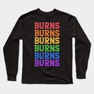 BURNS OREGON COLORFUL Long Sleeve T-Shirt